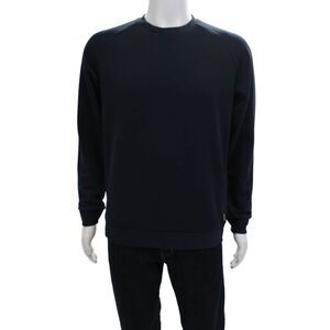 Designer Mens Pullover Sweatshirt Dark Blue Size M